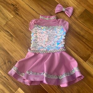 WEISSMAN Crew Remix Dance Ice Skating Costume Size IC 8/10